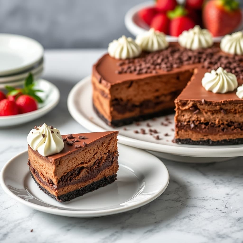 Philadelphia Dobbel-Sjokoladekake