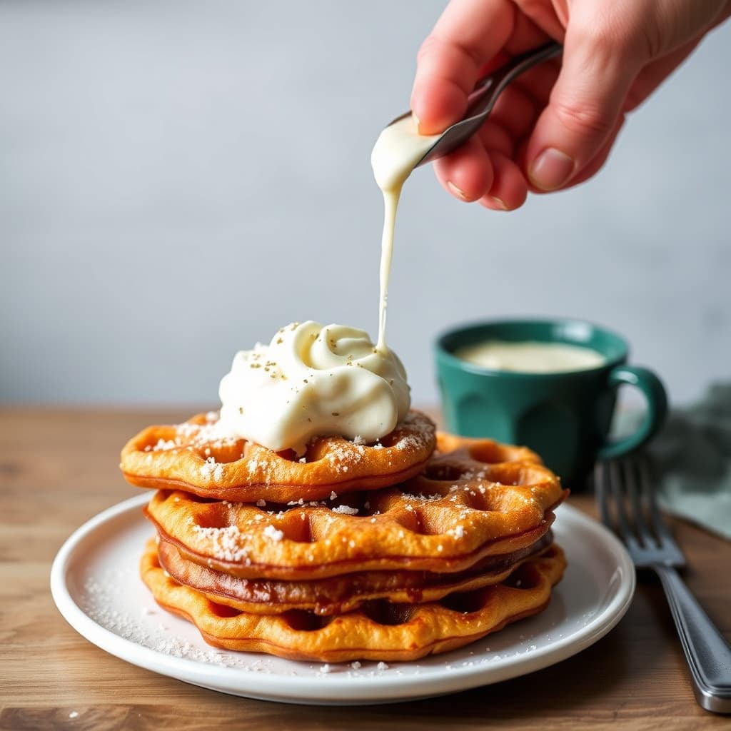 Philly-dutch-style funnel cakes