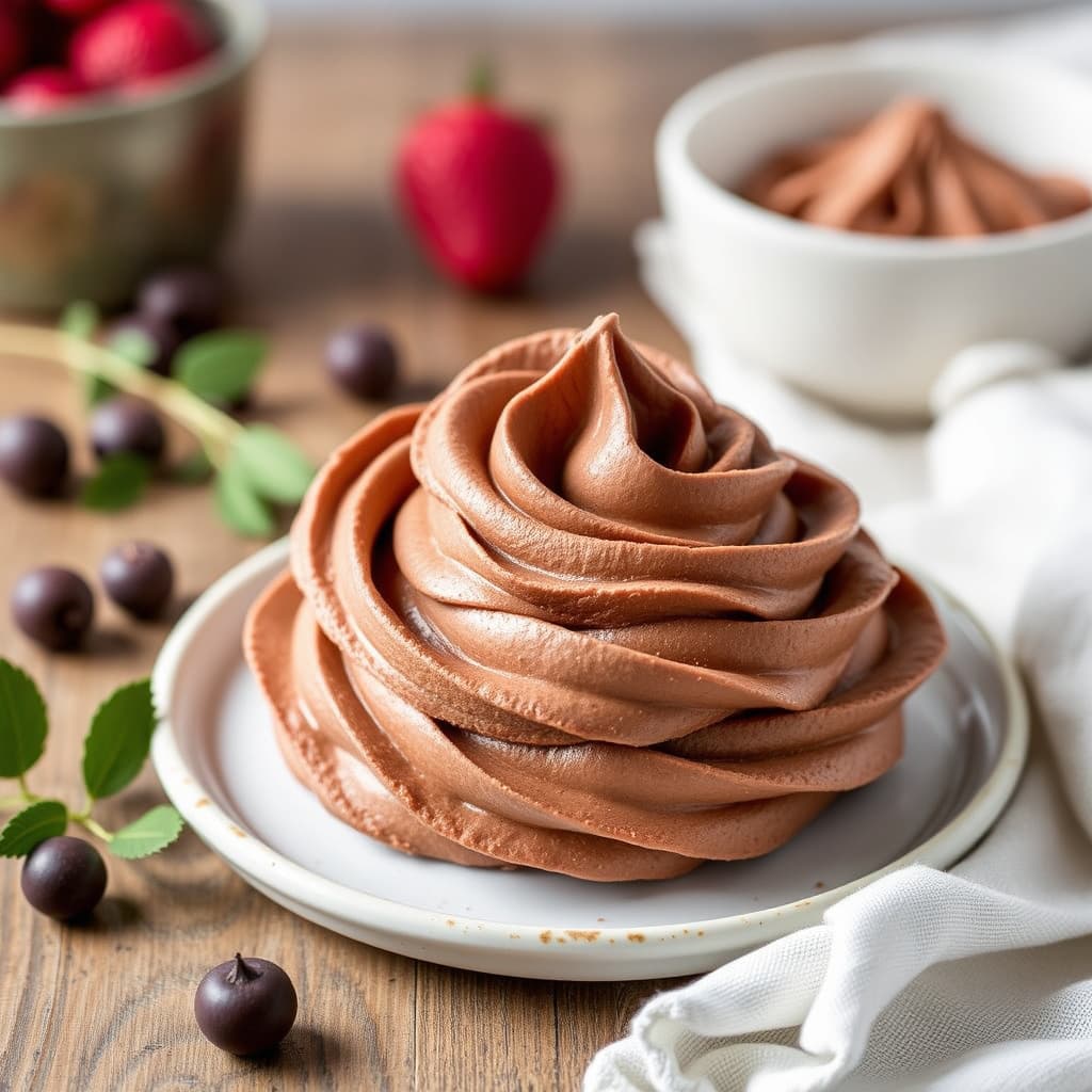 Pisket sjokolade-smørkrem