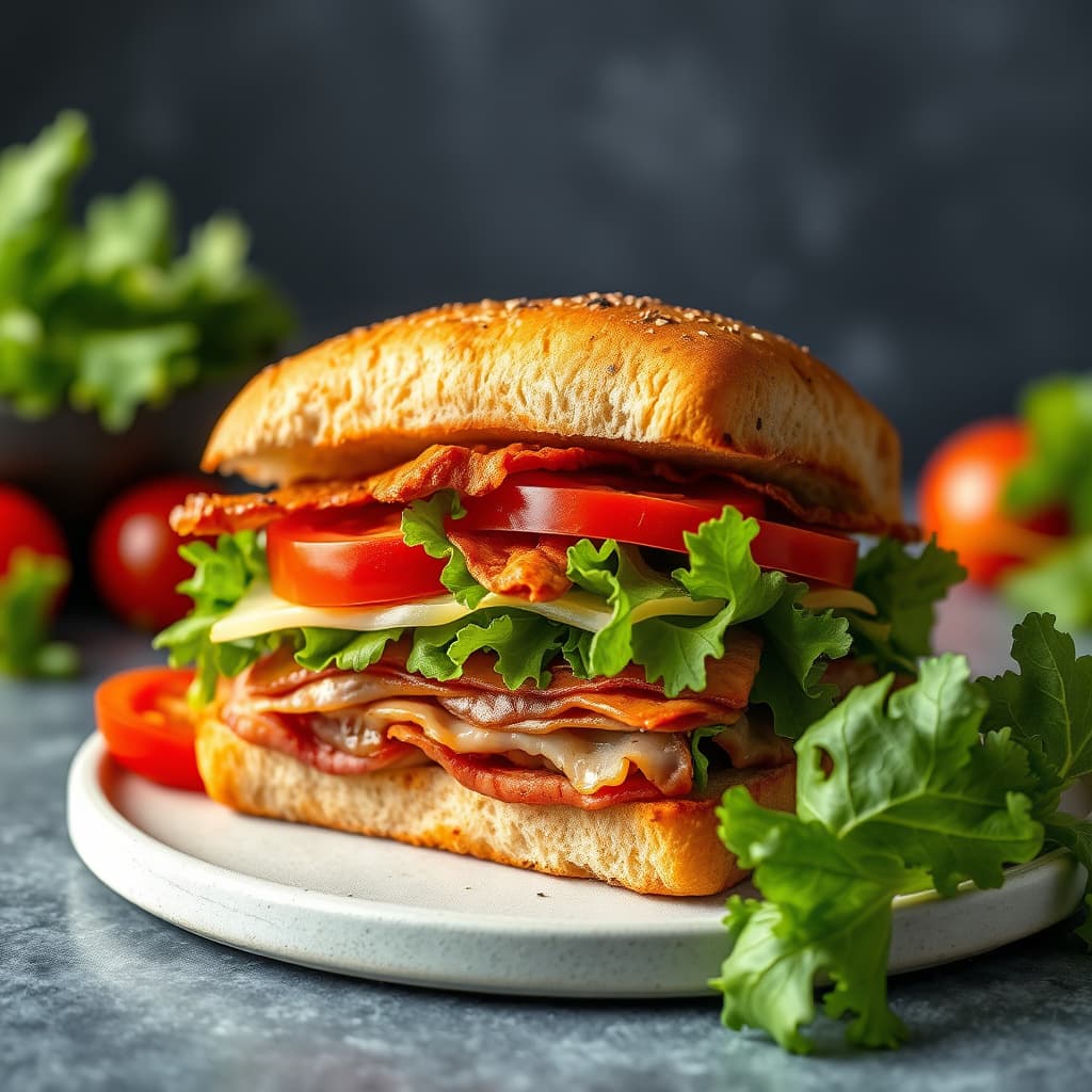 PLT – Pancetta, salat og tomatsandwich