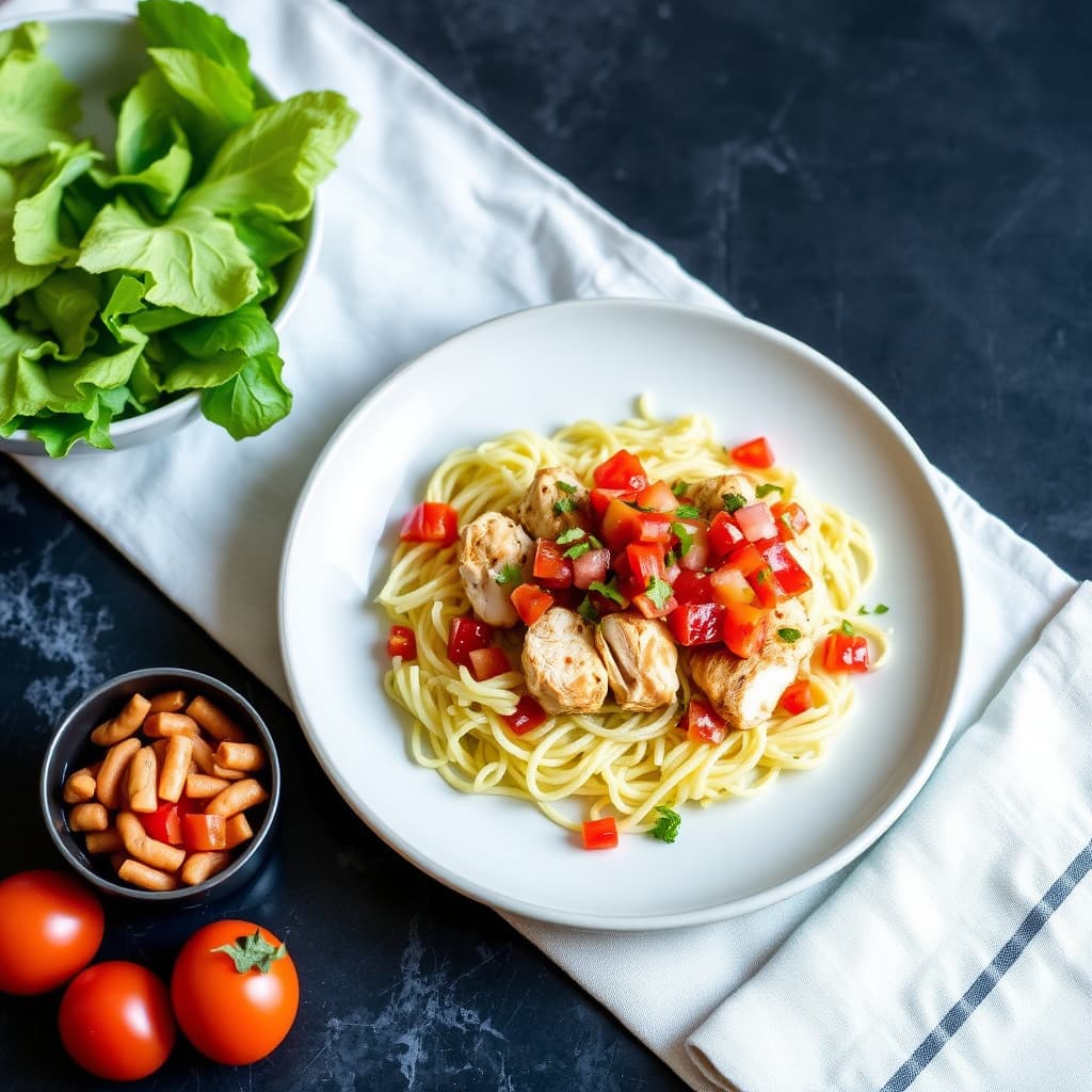 Pollo Ciudad med syltet tomatsalsa