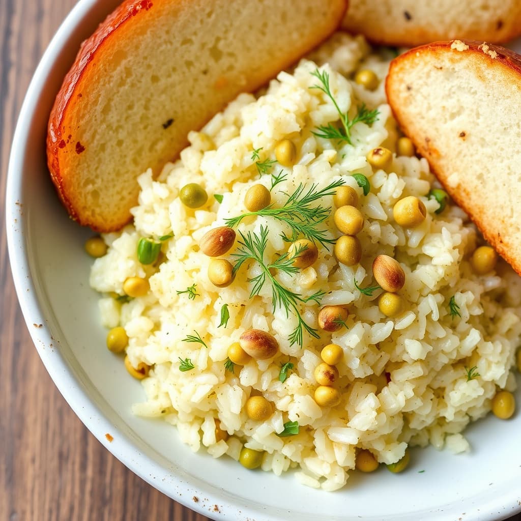 Polow (persisk ris med pistasj og dill)