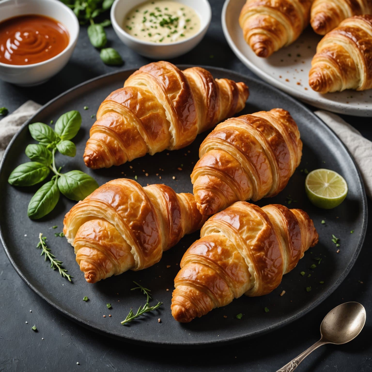 Pølse- og croissantruller