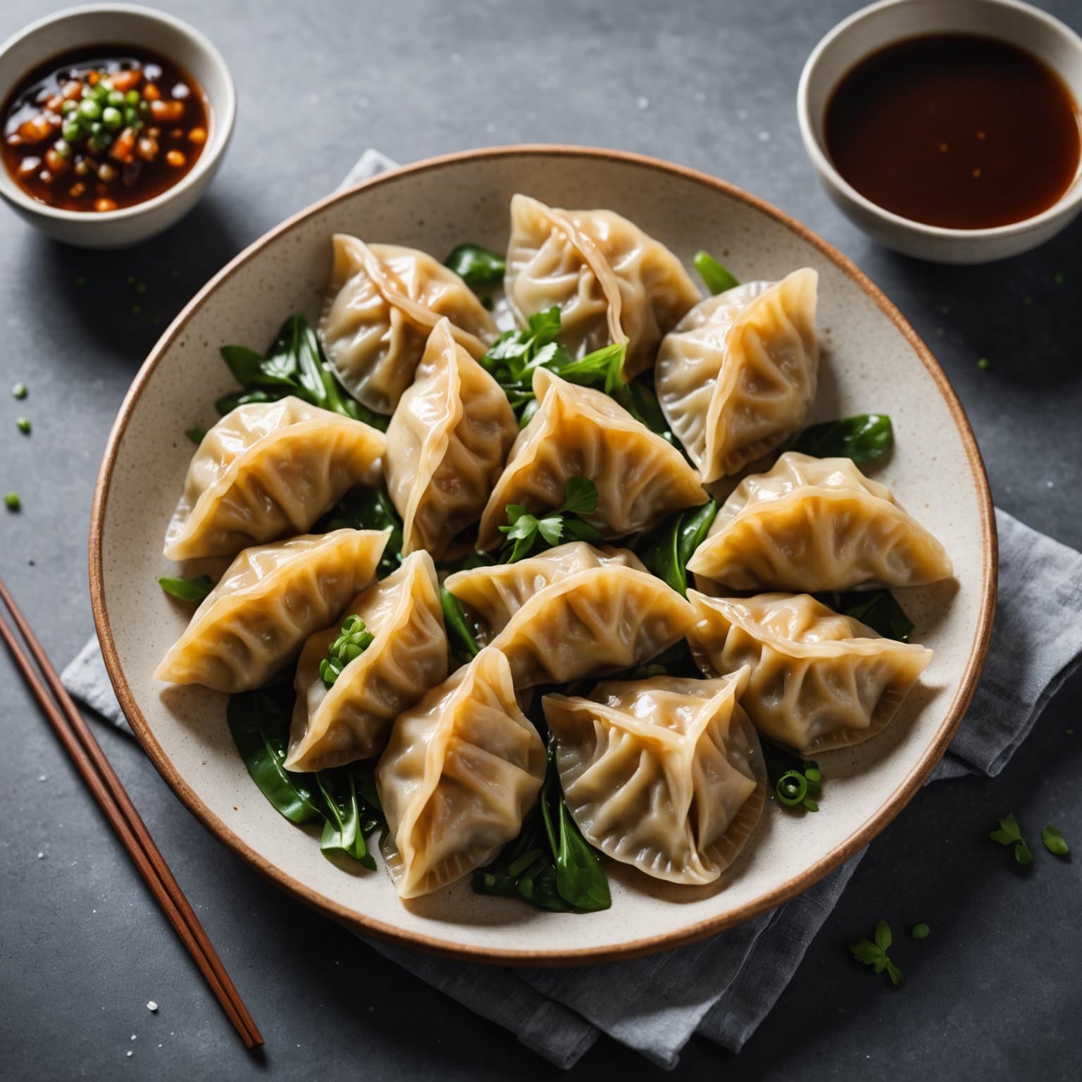Pot Stickers (Kinesiske dumplings)
