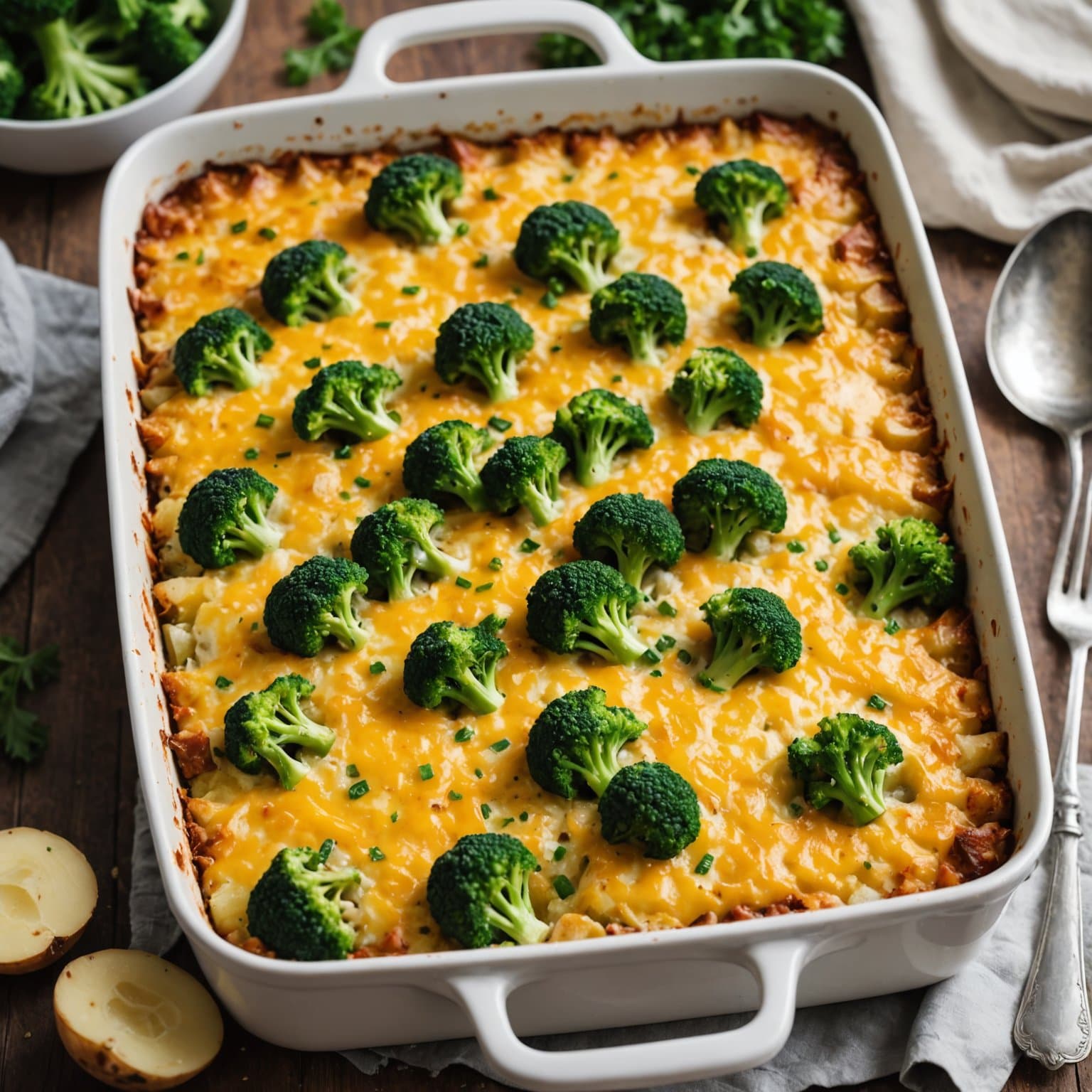 Potet- og brokkoligrateng