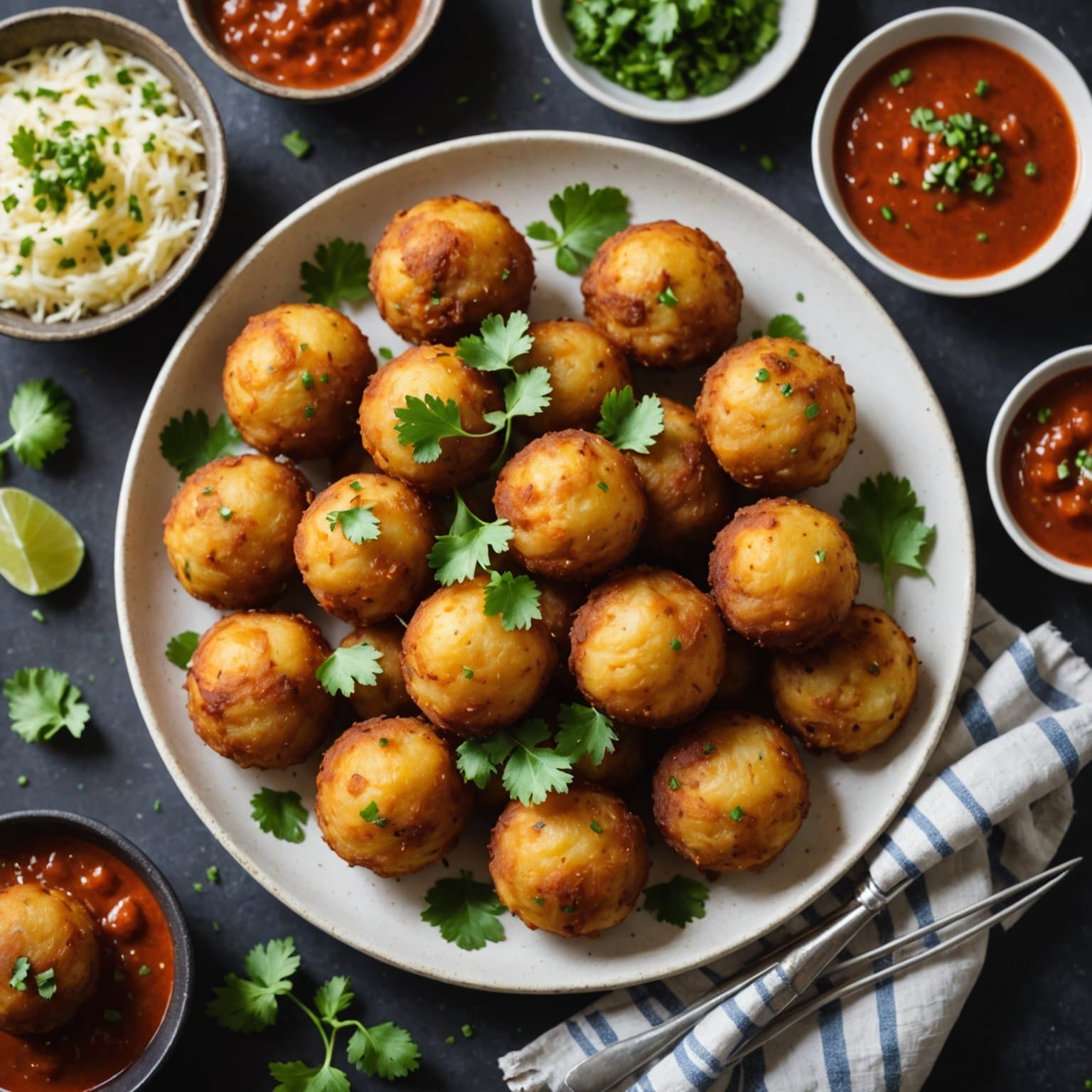 Potetbonda (Krydrede potetboller)