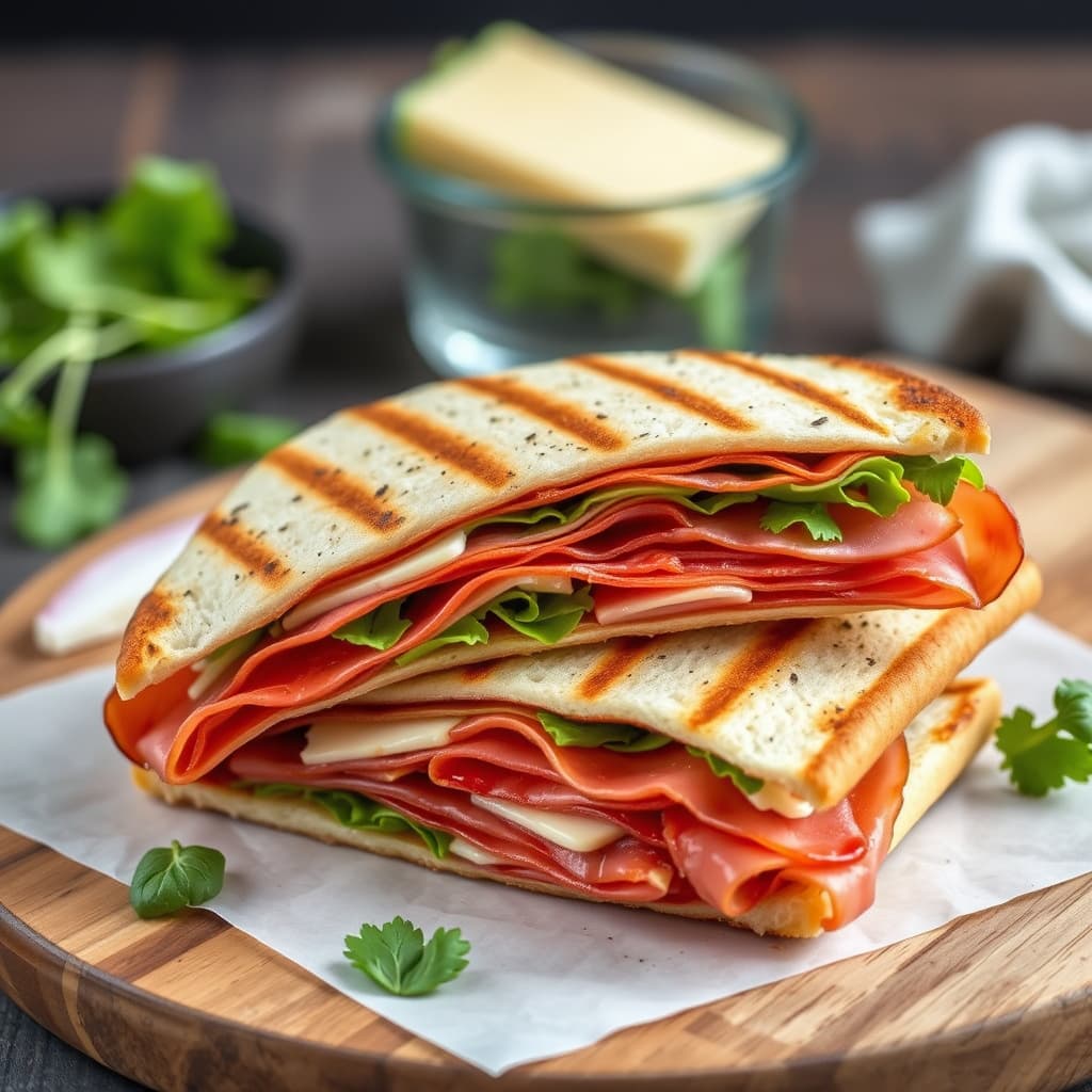 Prosciutto, Taleggio og Radicchio Panini