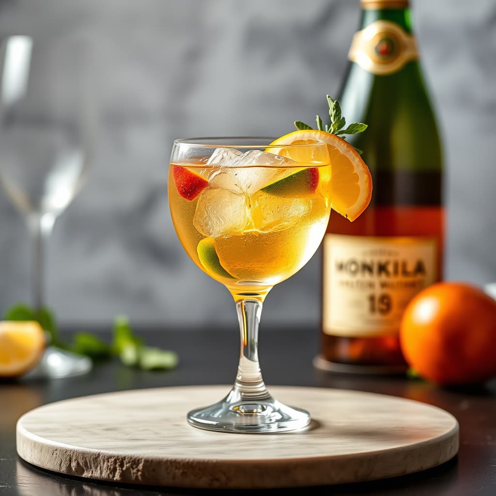 Prosecco og Scotch Whiskey Julep