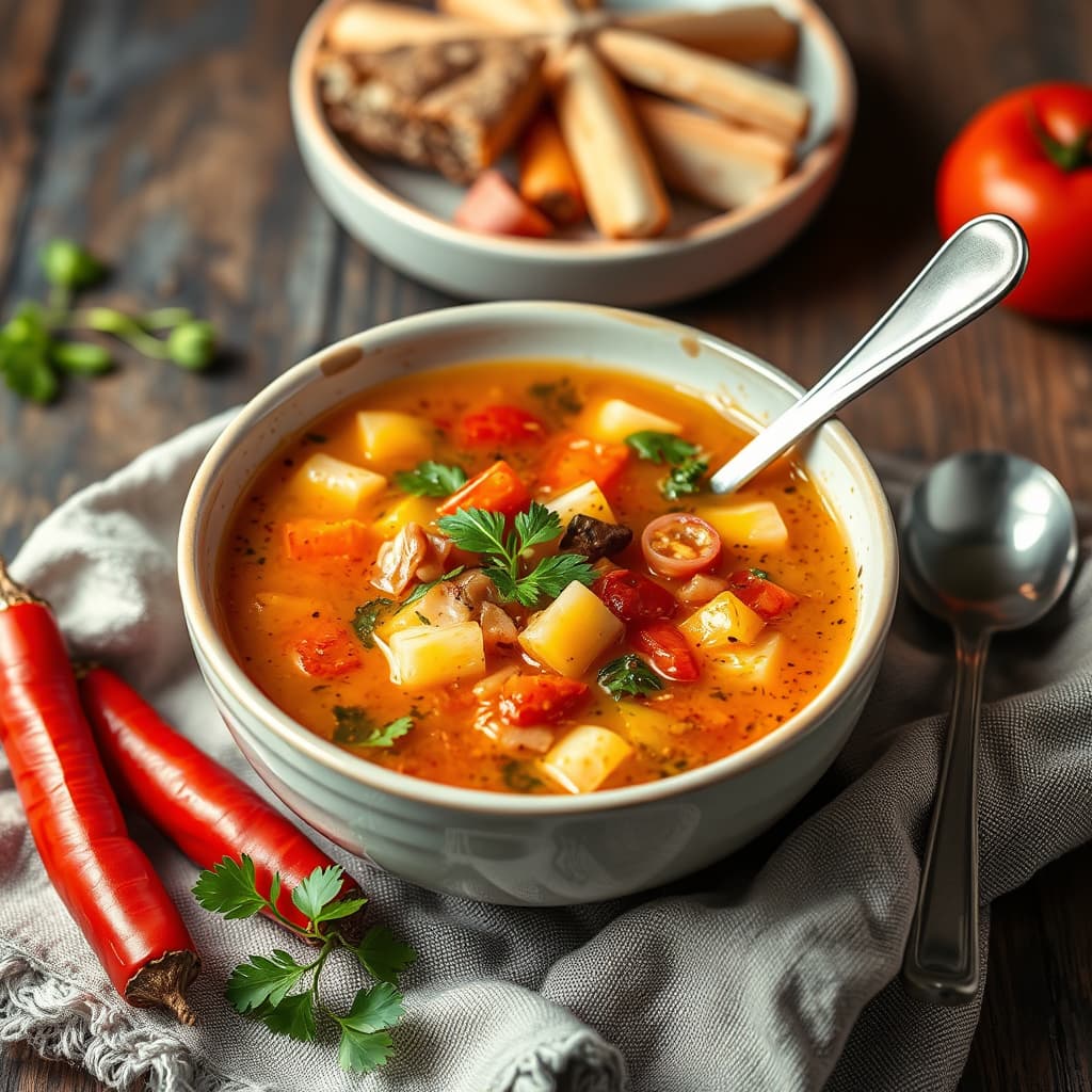 Provencalsk grønnsakssuppe