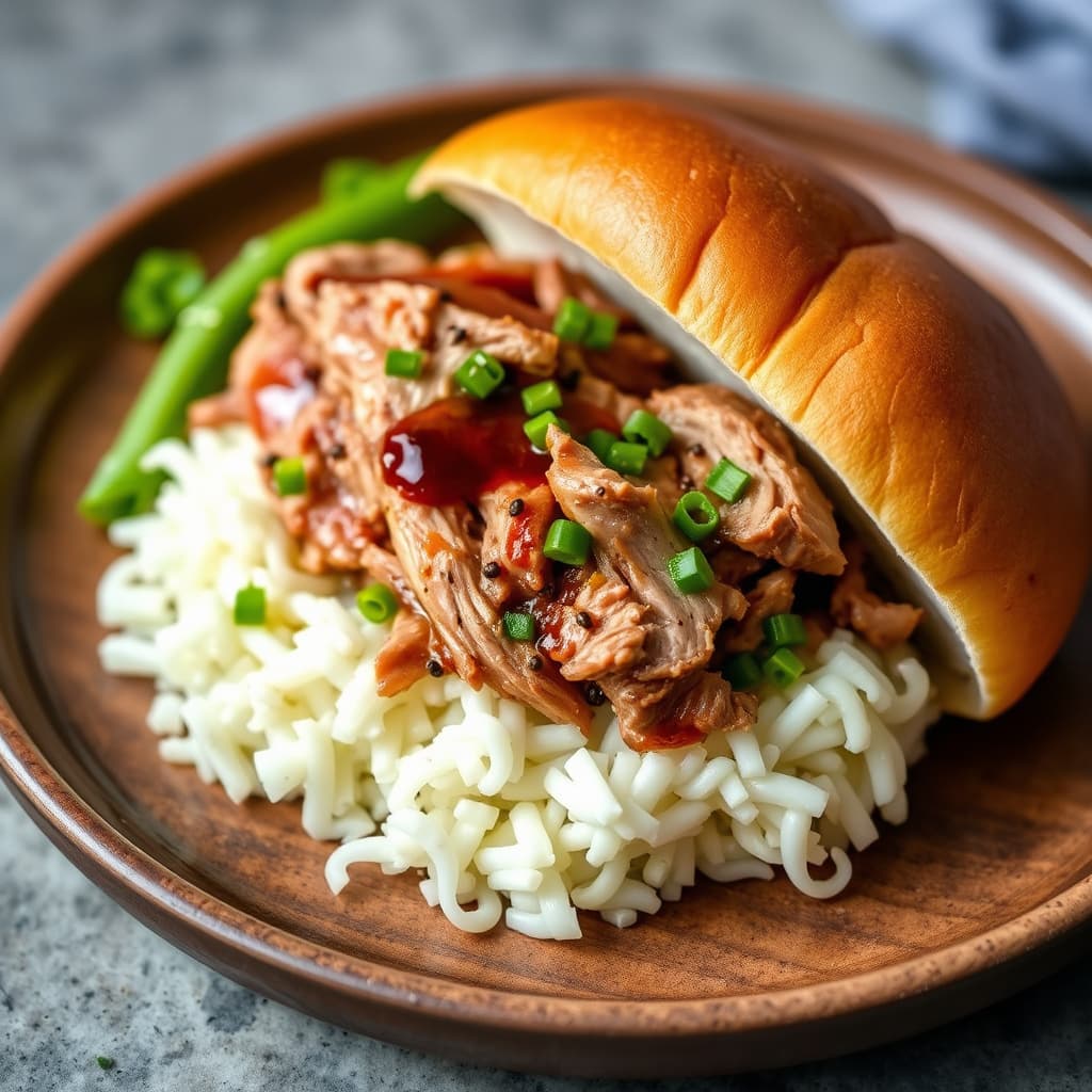 Pulled pork med svart pepper-eddik