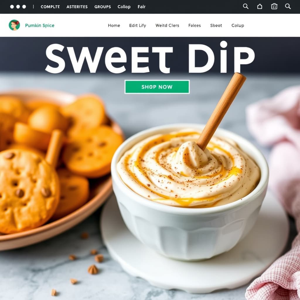 Pumpkin Spice Latte Søt Dip