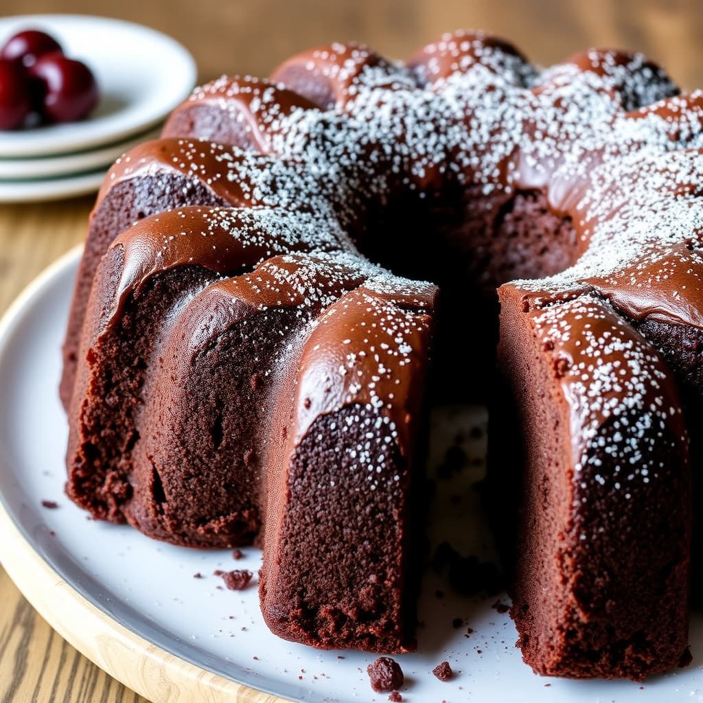 Quatre-Quarts med sjokolade av Juliette (sjokoladekake i pounds)