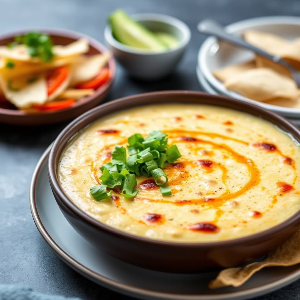 Queso Fundido med tequila-tilsetning