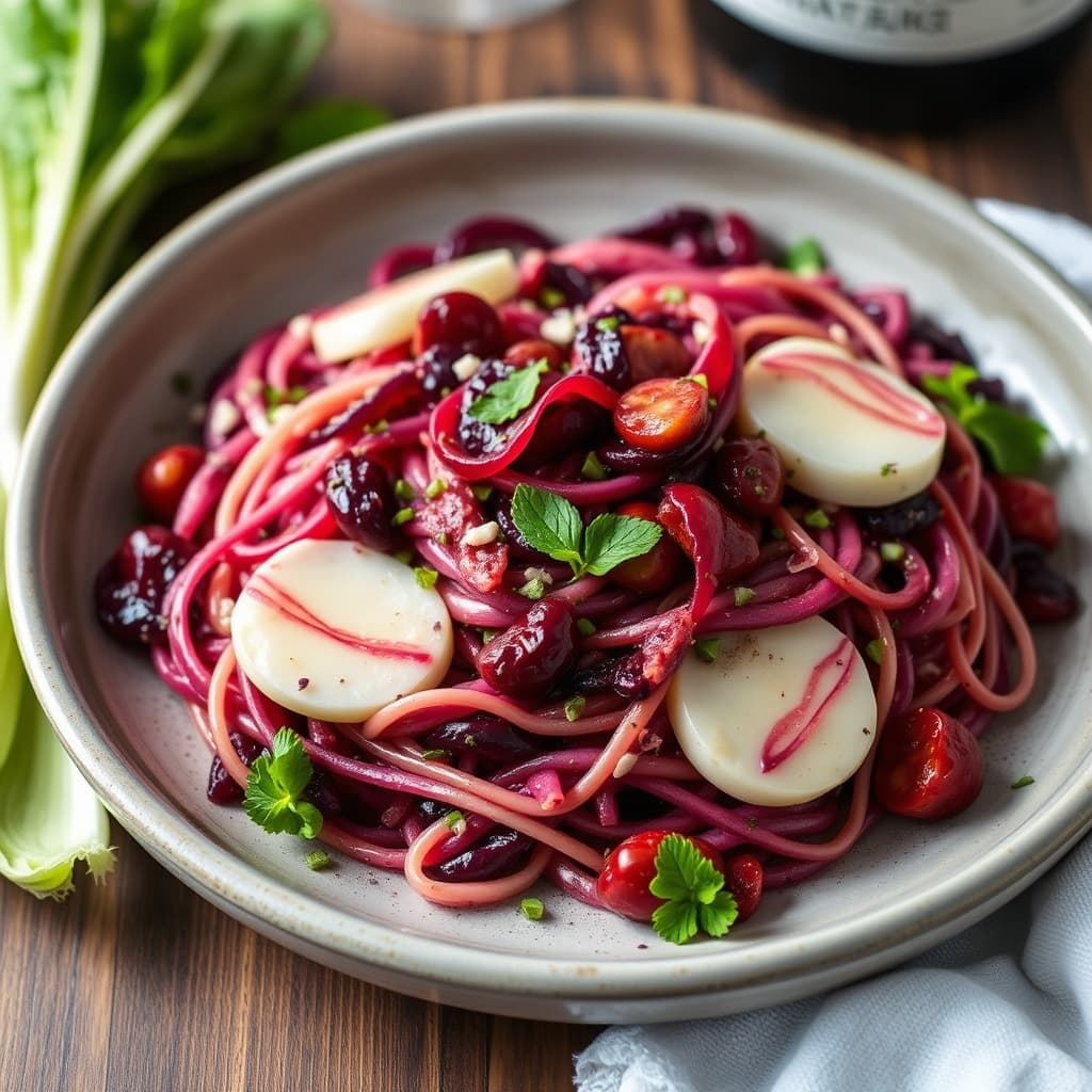 Radicchio og rødvinsrisotto