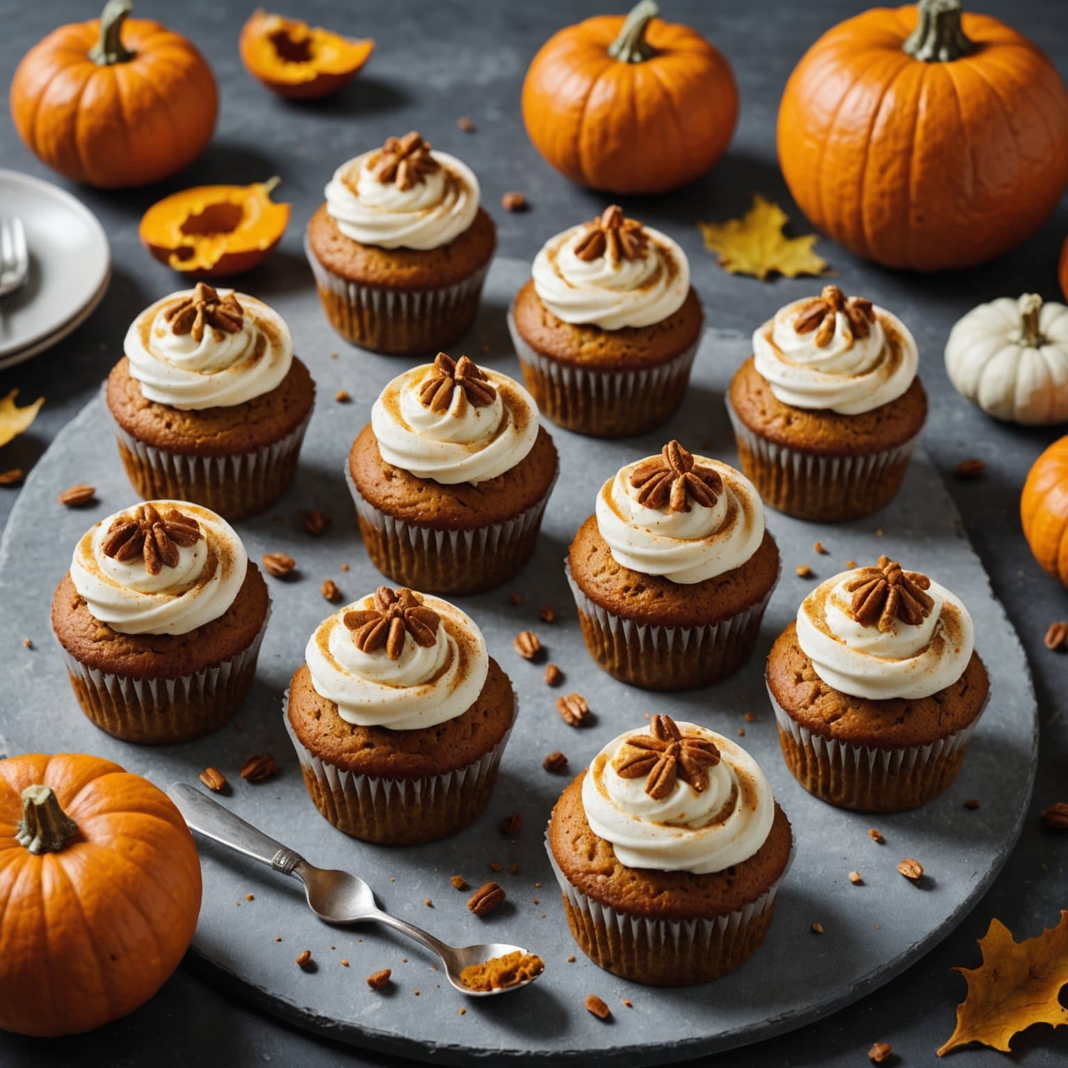 Rask og enkel gresskarmuffins