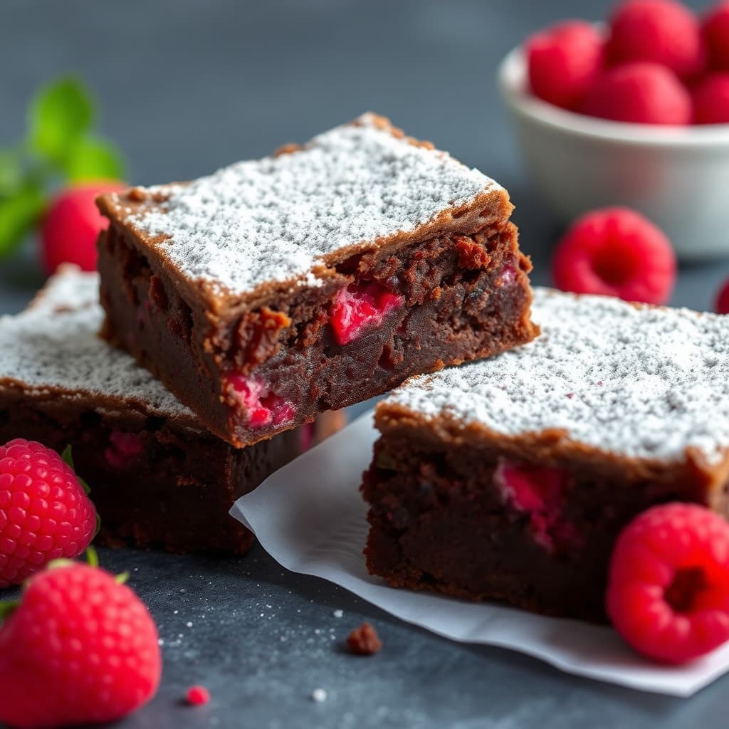 Raspberry Brownies