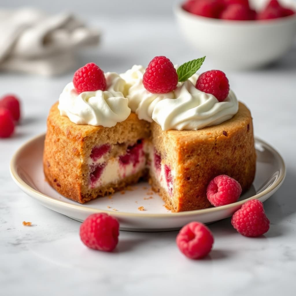 Raspberry Cream Cheese Coffee Cake