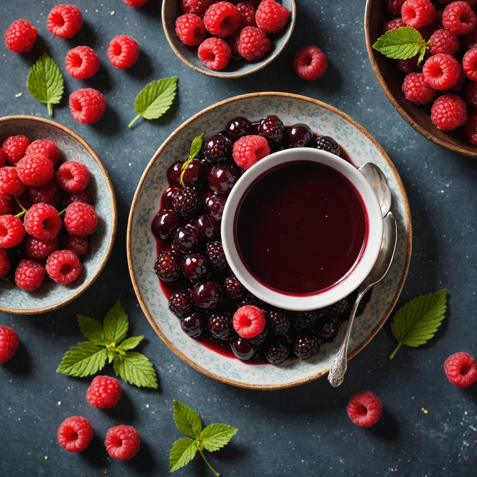 Raspberry currantsaus