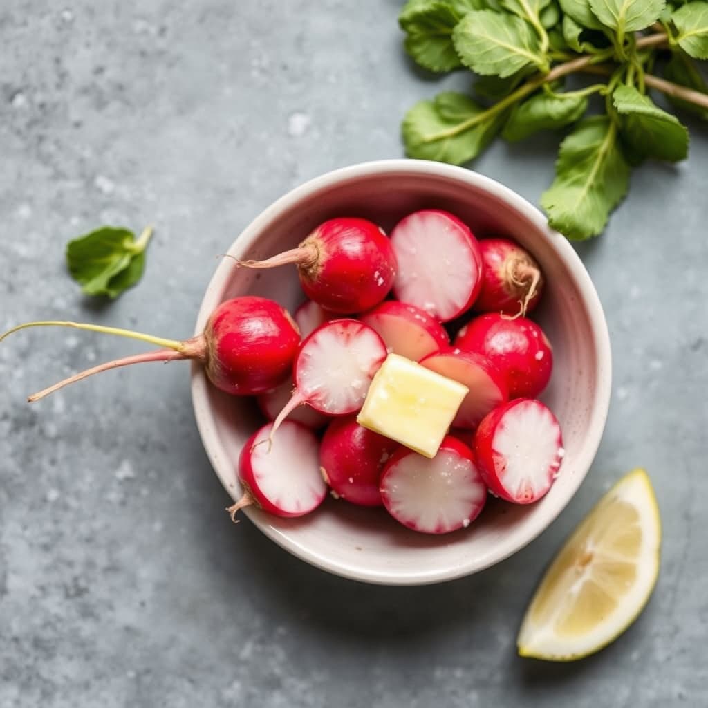 Reddiker med smør og salt