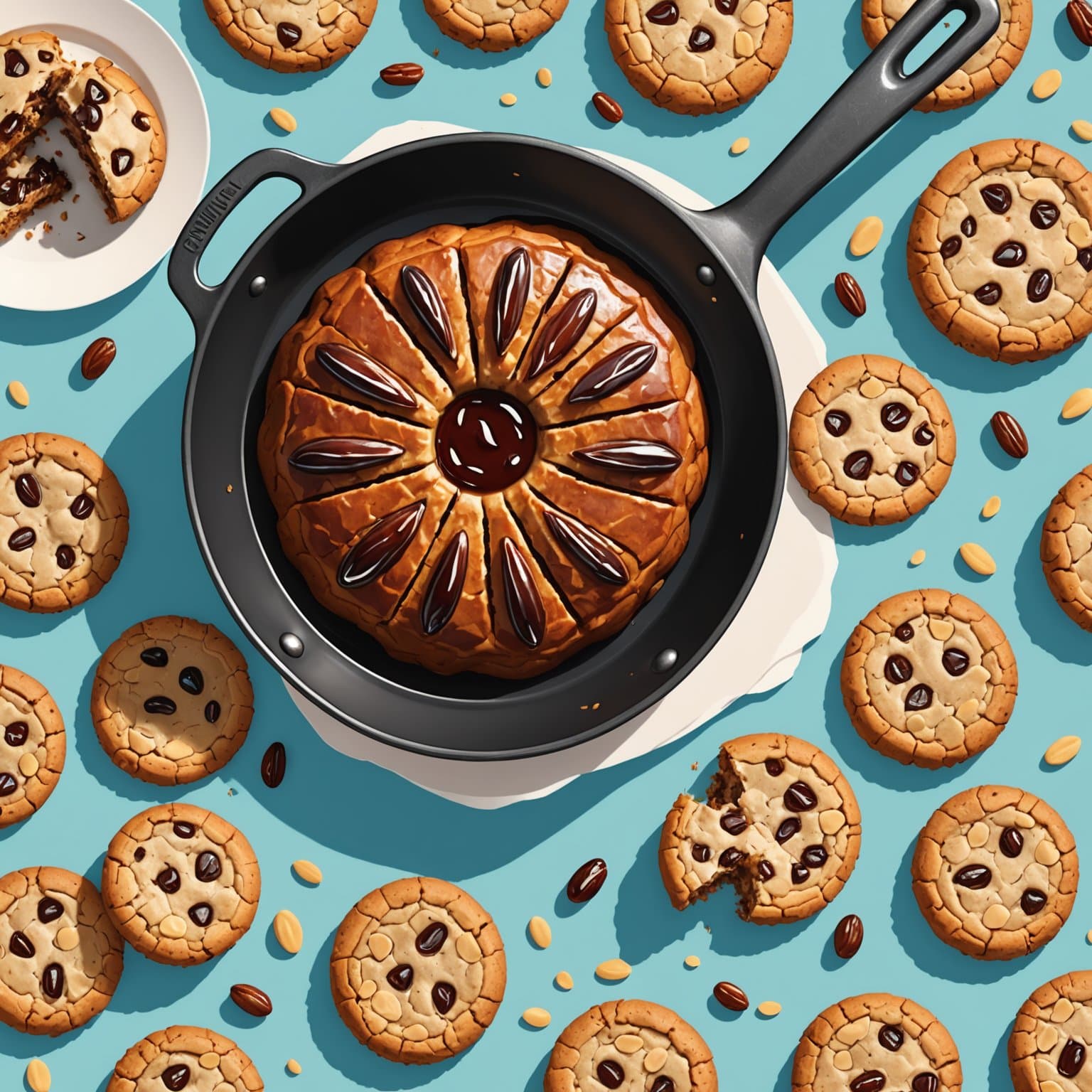 Red's Dato- og kokosbrød (Stekepannekaker)