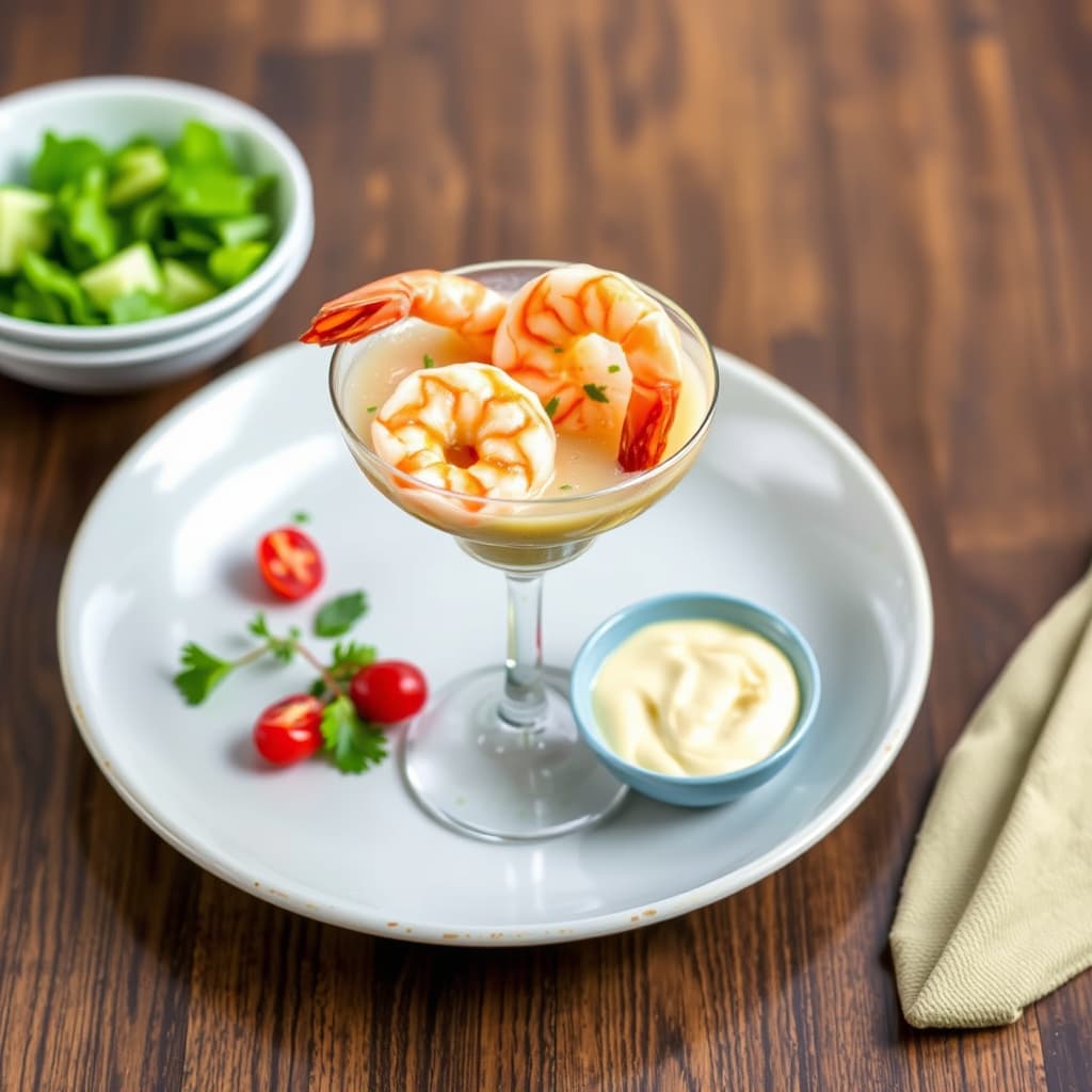 Reke cocktail med remuladesaus