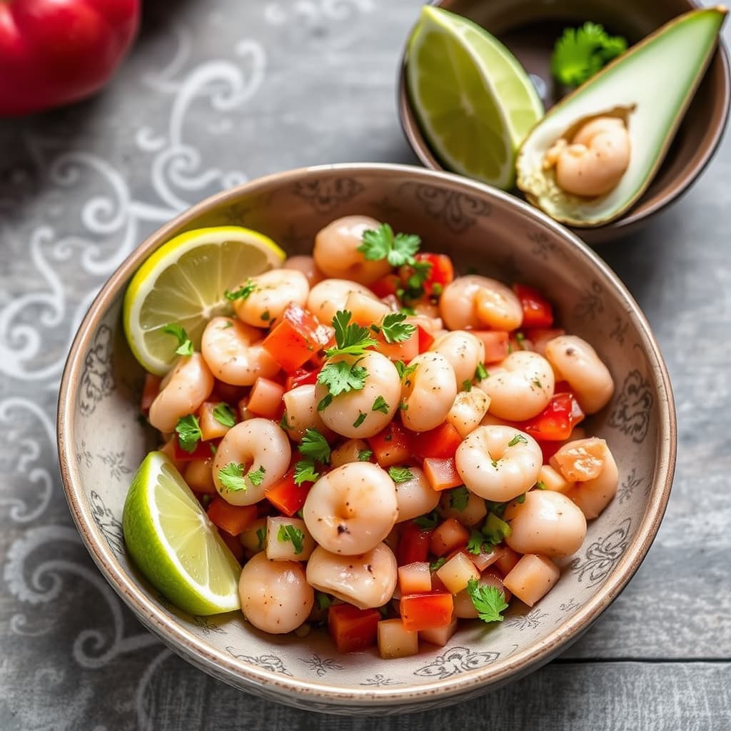 Reker i sitrusmarinade