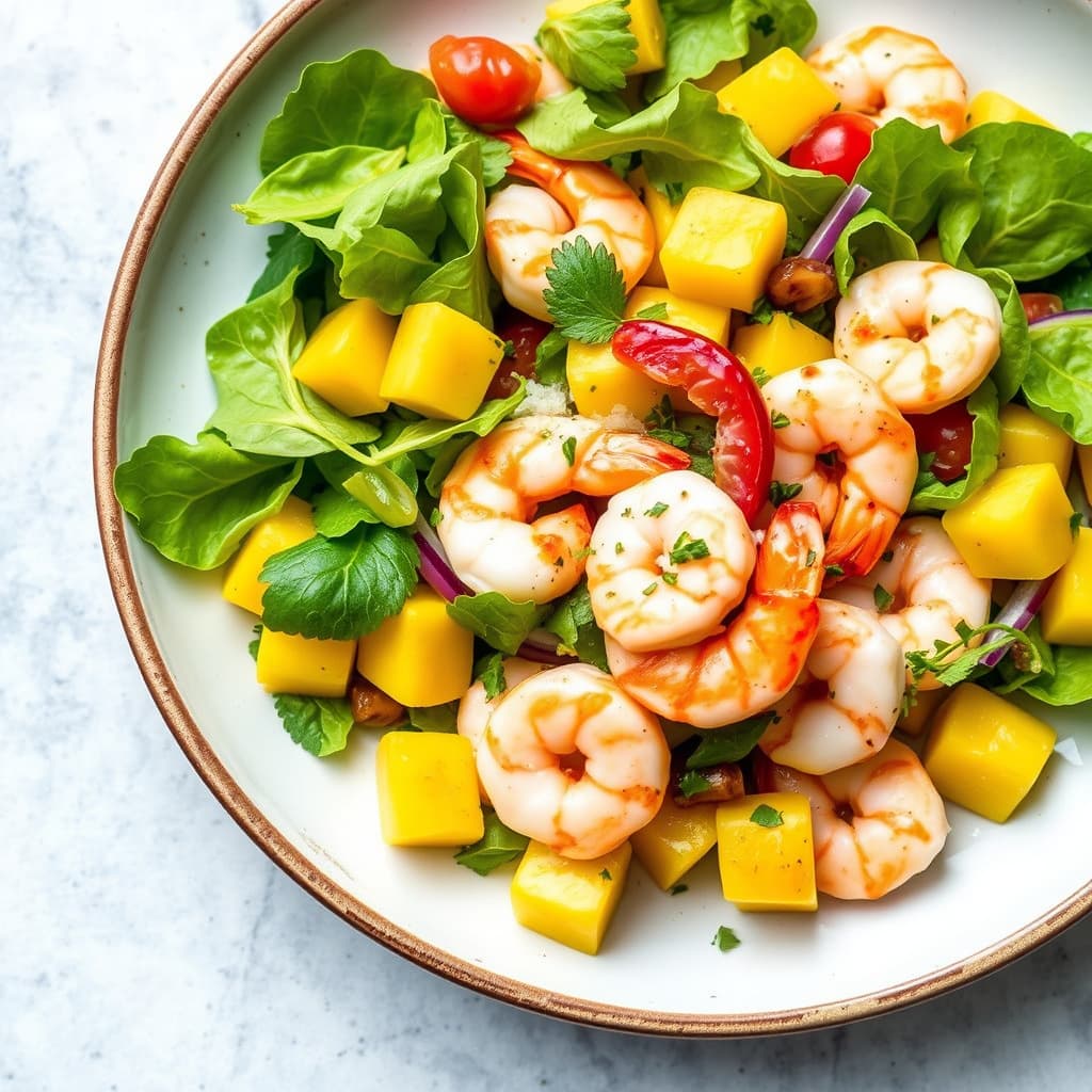 Rekes- og mangosalat