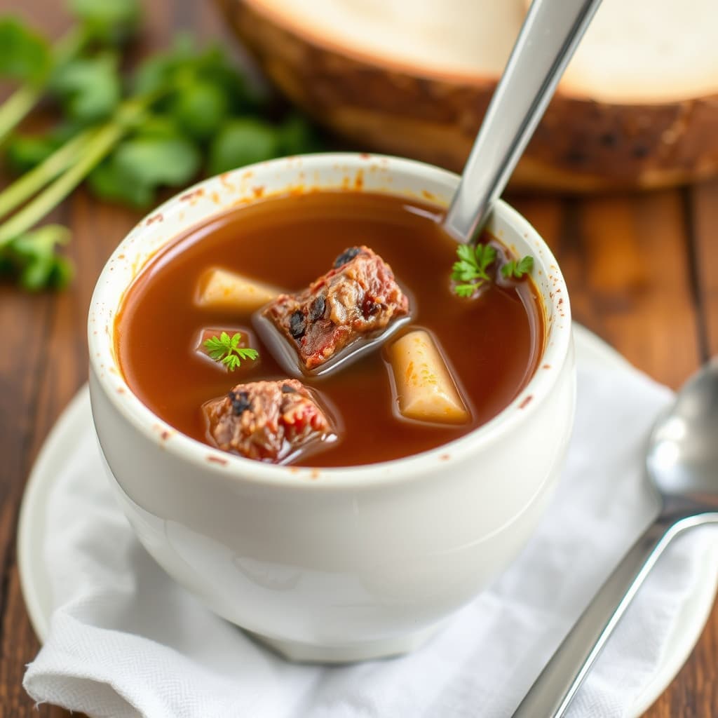 Restaurerende oksebuljong