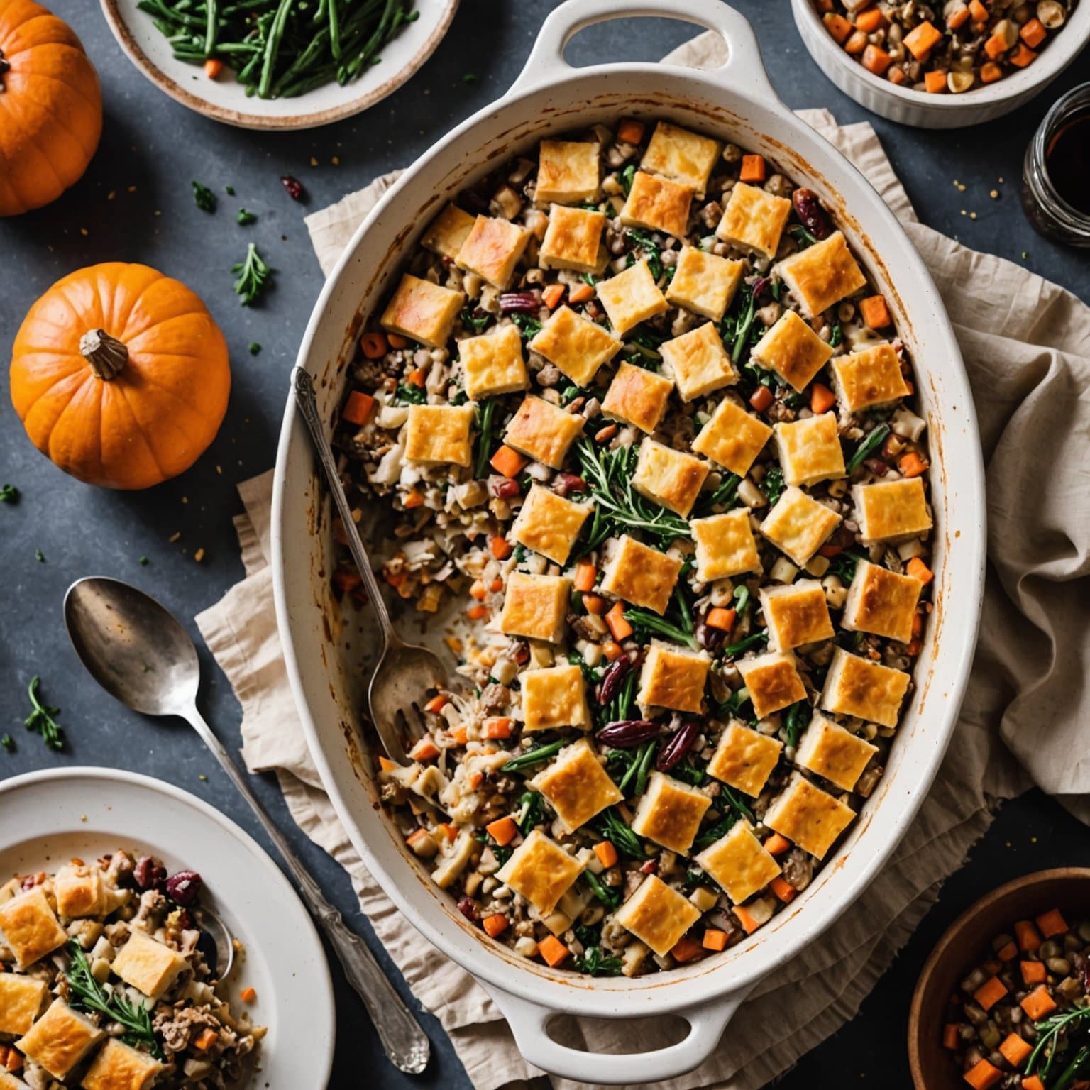 Restematgryte til Thanksgiving