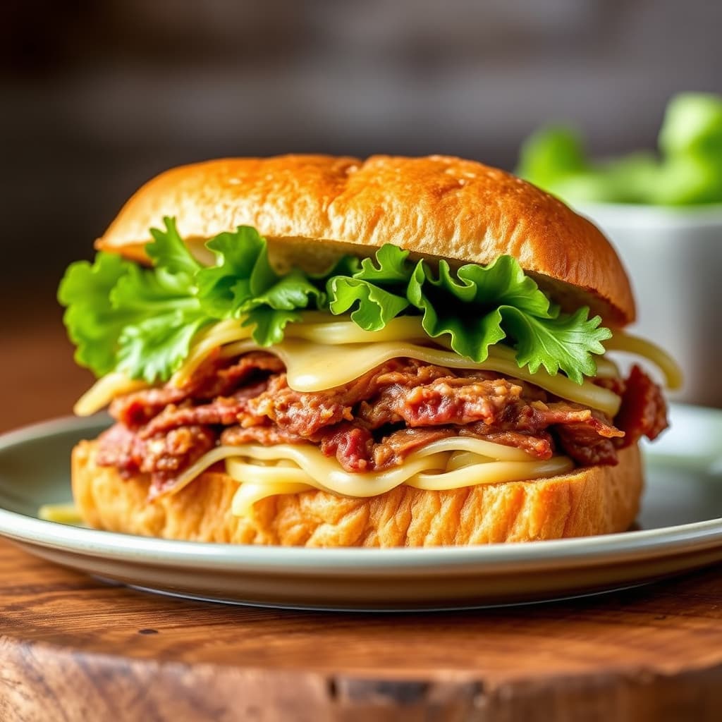 Reuben med corned beef og kål