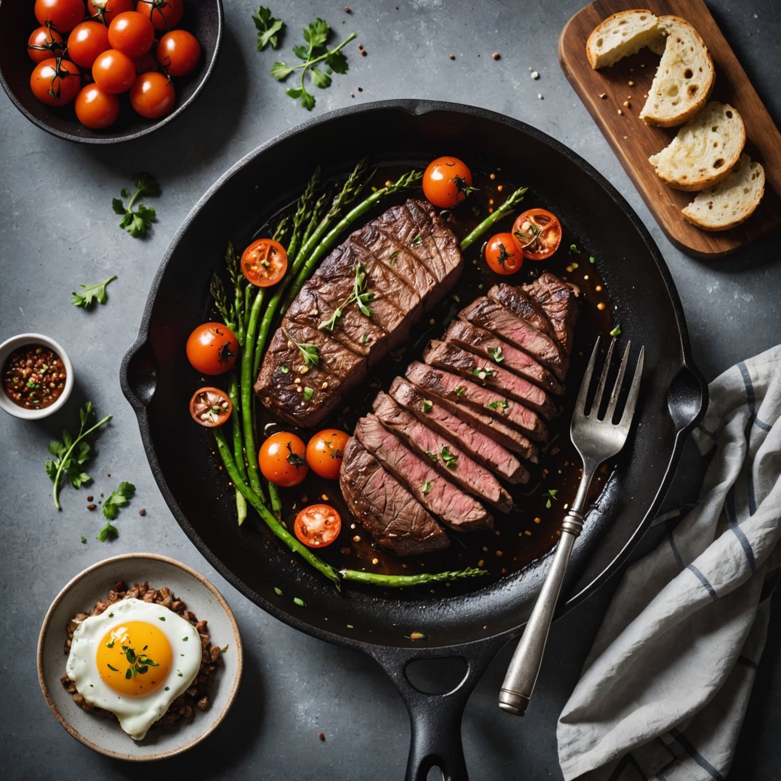 Reverse Sear-stekt biff grillet i panne – perfekt tilberedt!