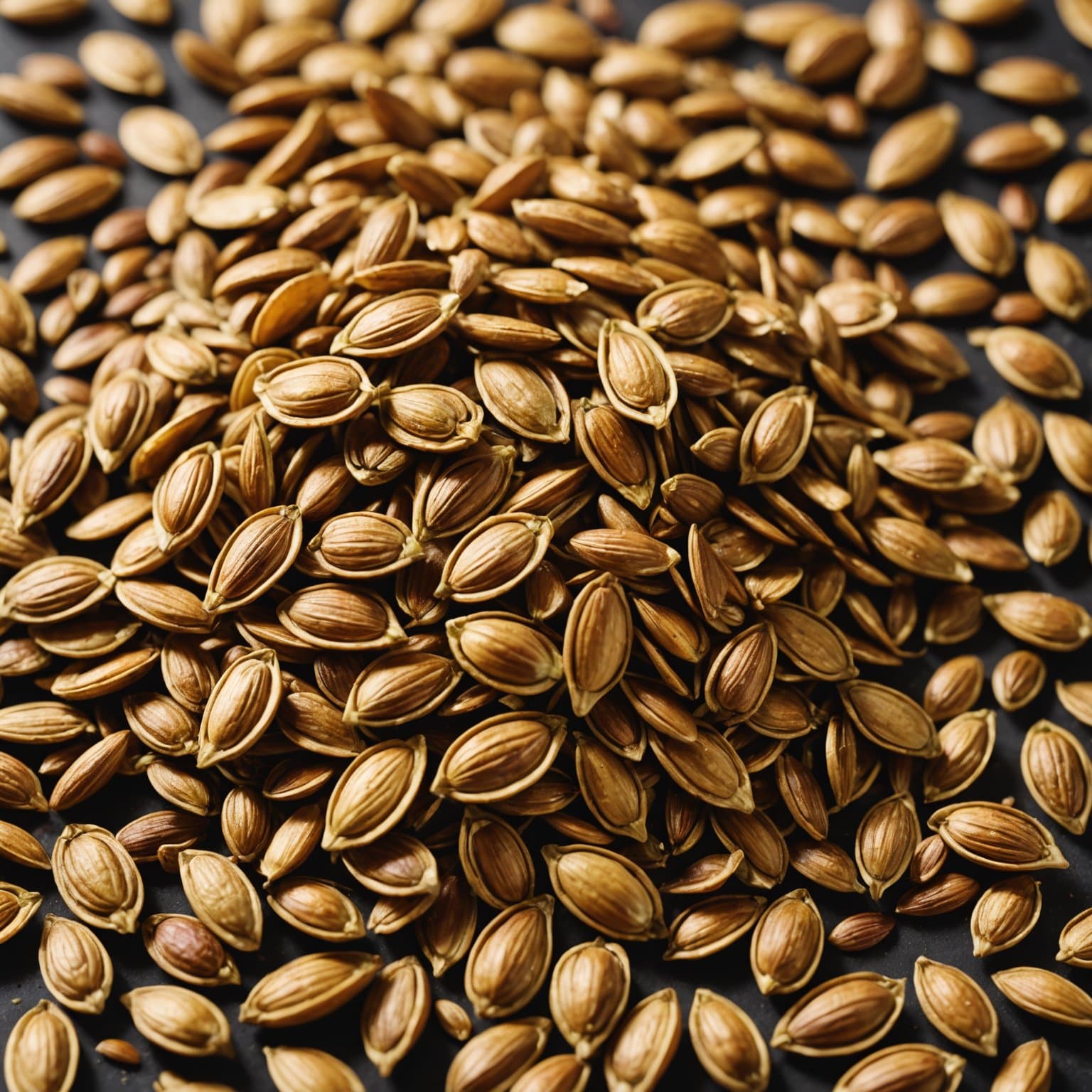 Ristede, krydrede gresskarkjerner