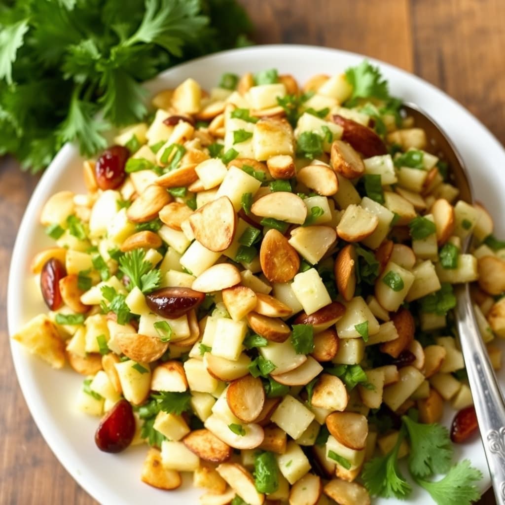 Ristet mandel- og persillesalsa