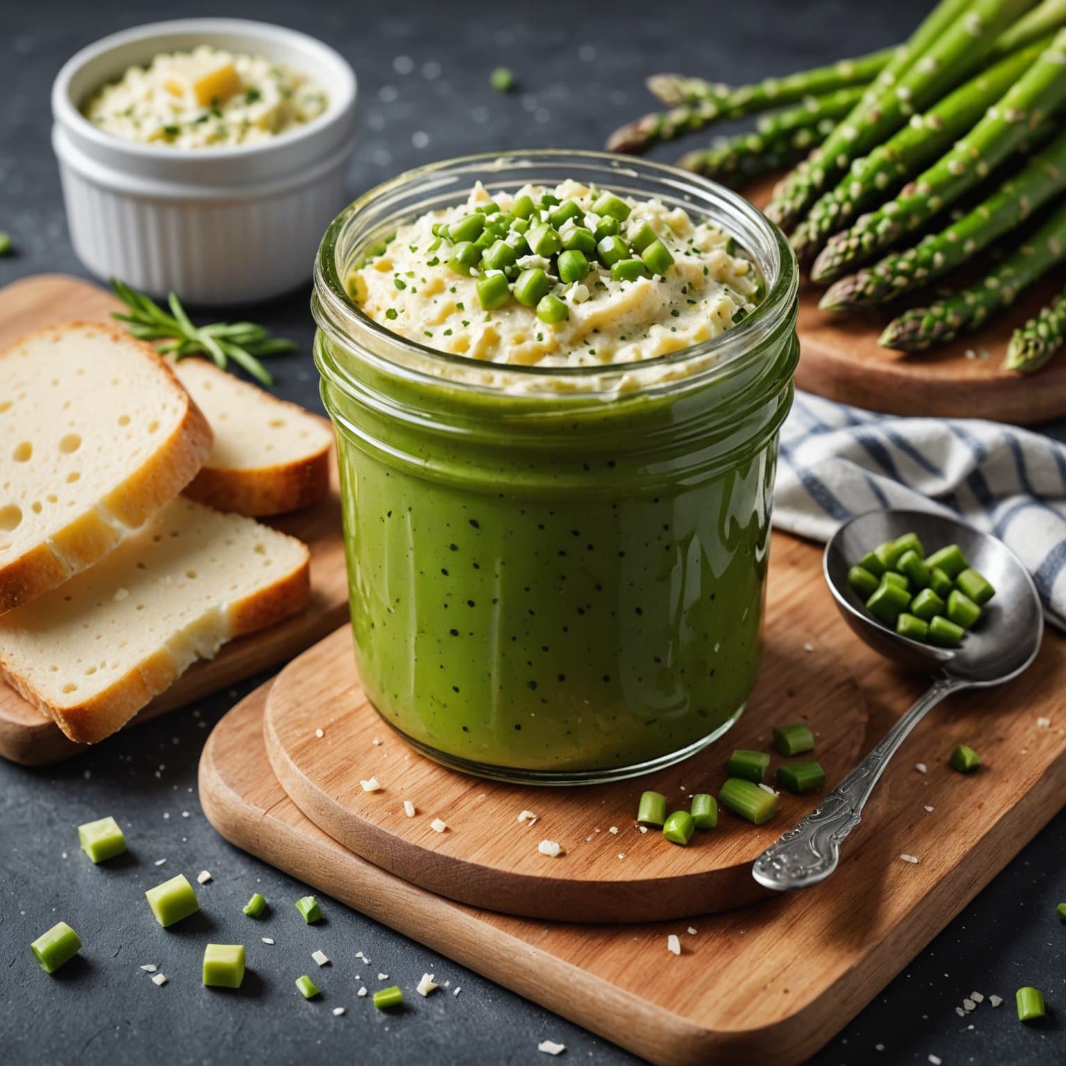 Robins parmesan- og aspargesspread