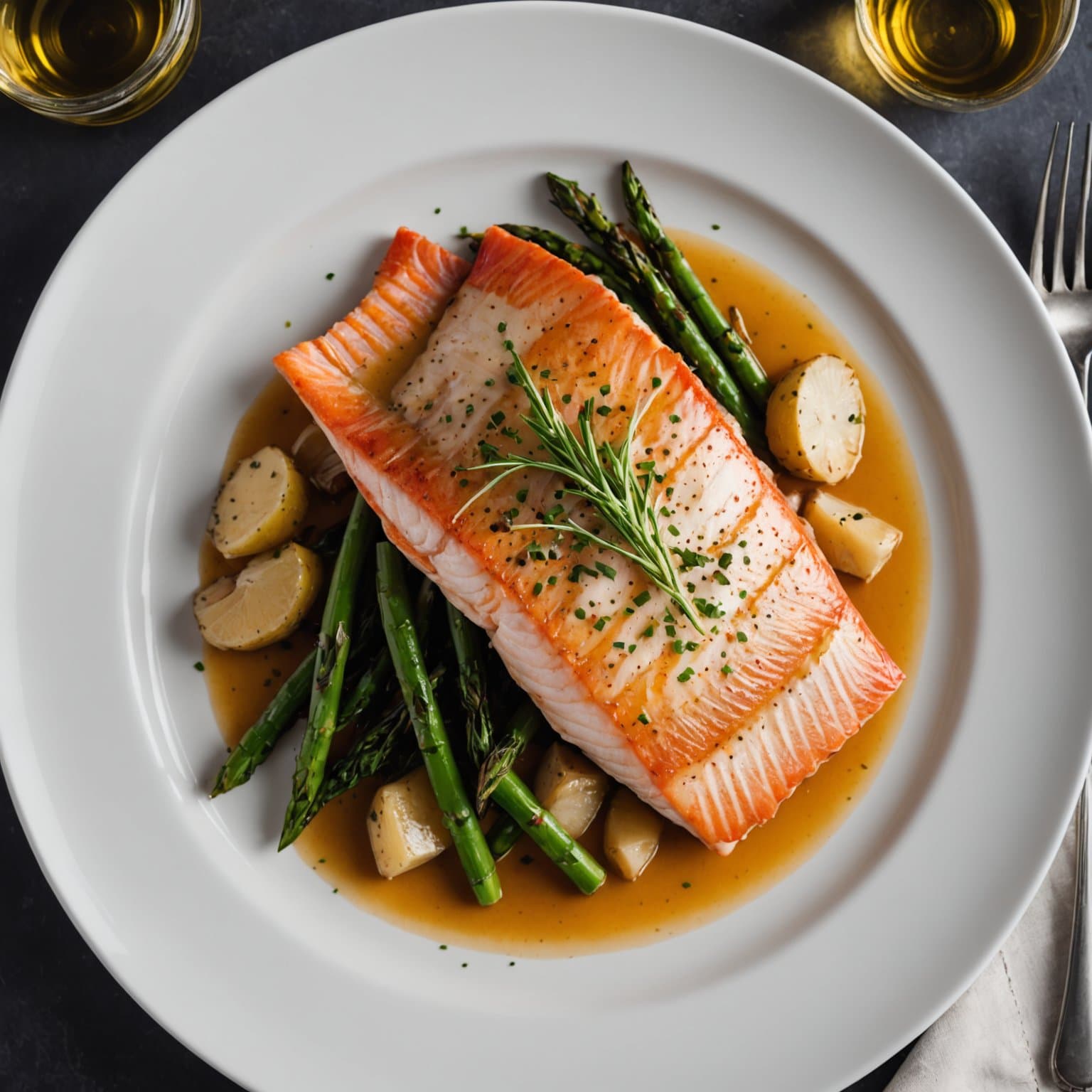 Rød snapper med sherry-beurre blanc