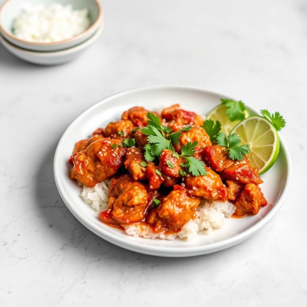 Røde kyllingchilaquiles