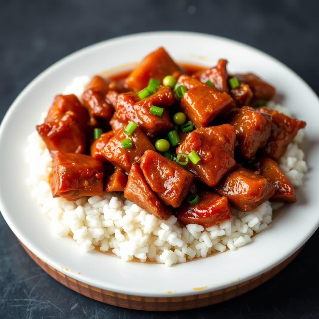 Rødt stekt svinekjøtt (Hong Shao Rou)