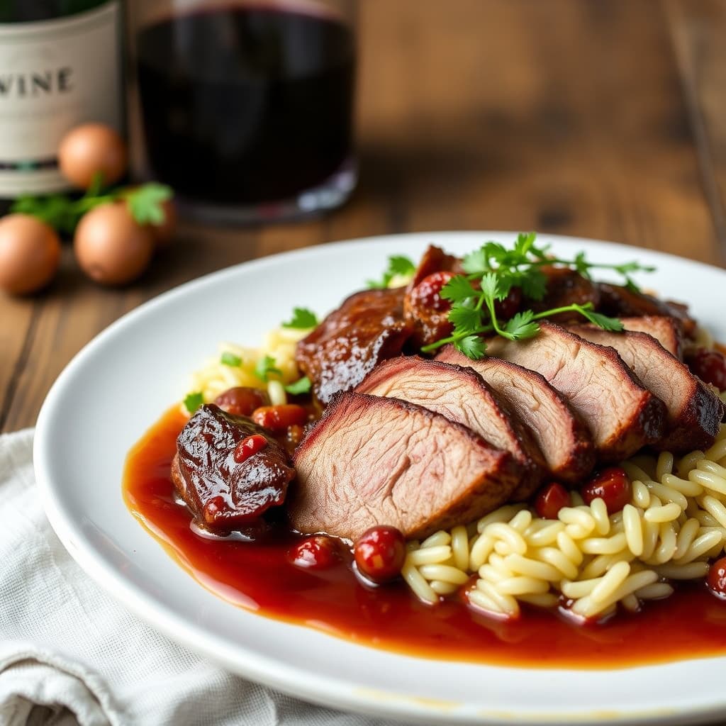Rødvinsgrisekjøtt