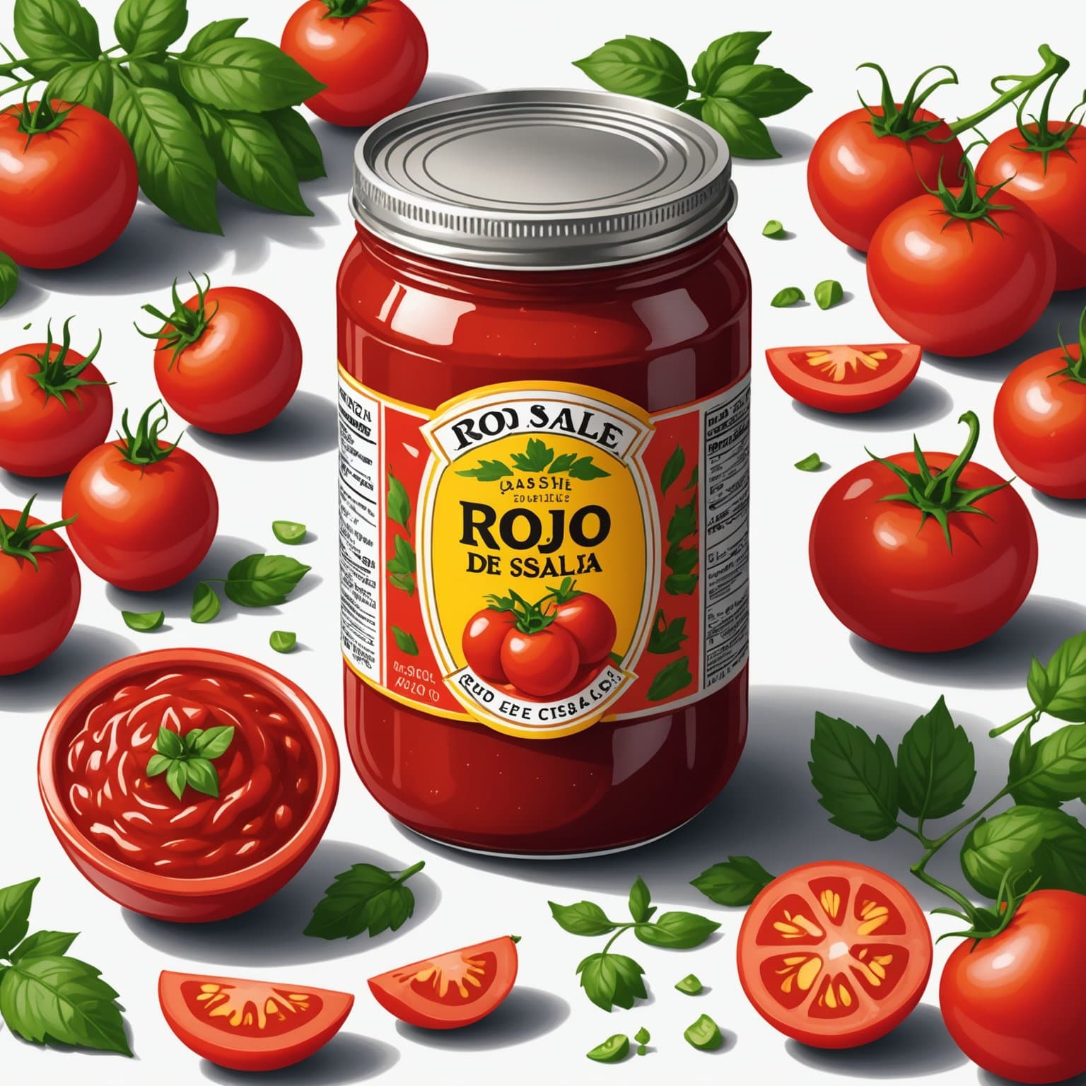 Rojo Salsa til hermetisering