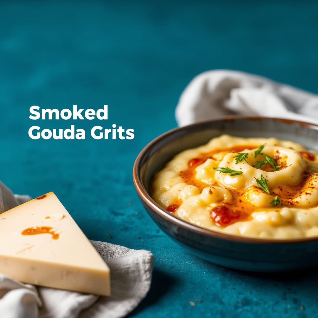 Røkt gouda-maisgrøt