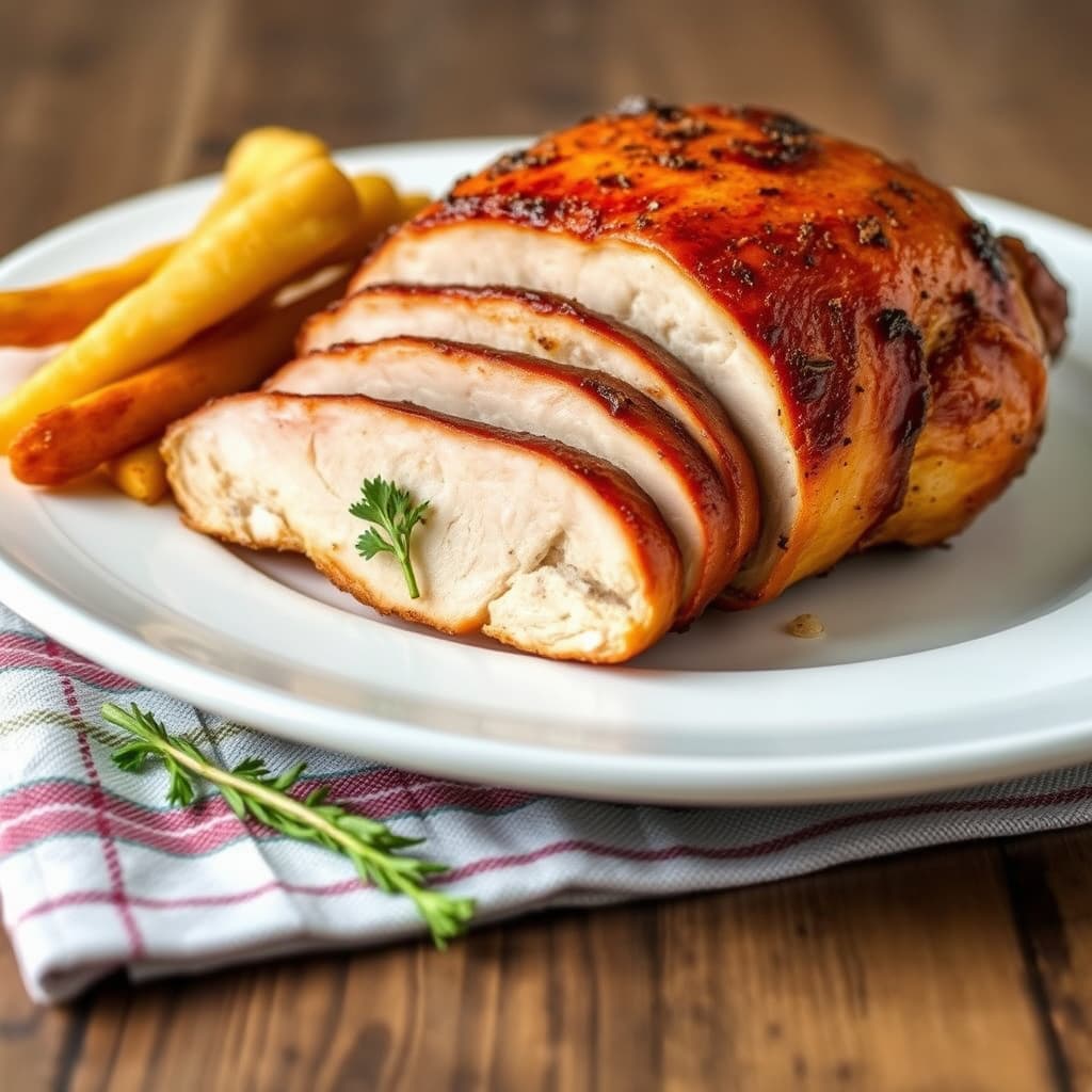 Røkt kalkun- og fruktwrap med karri-aioli