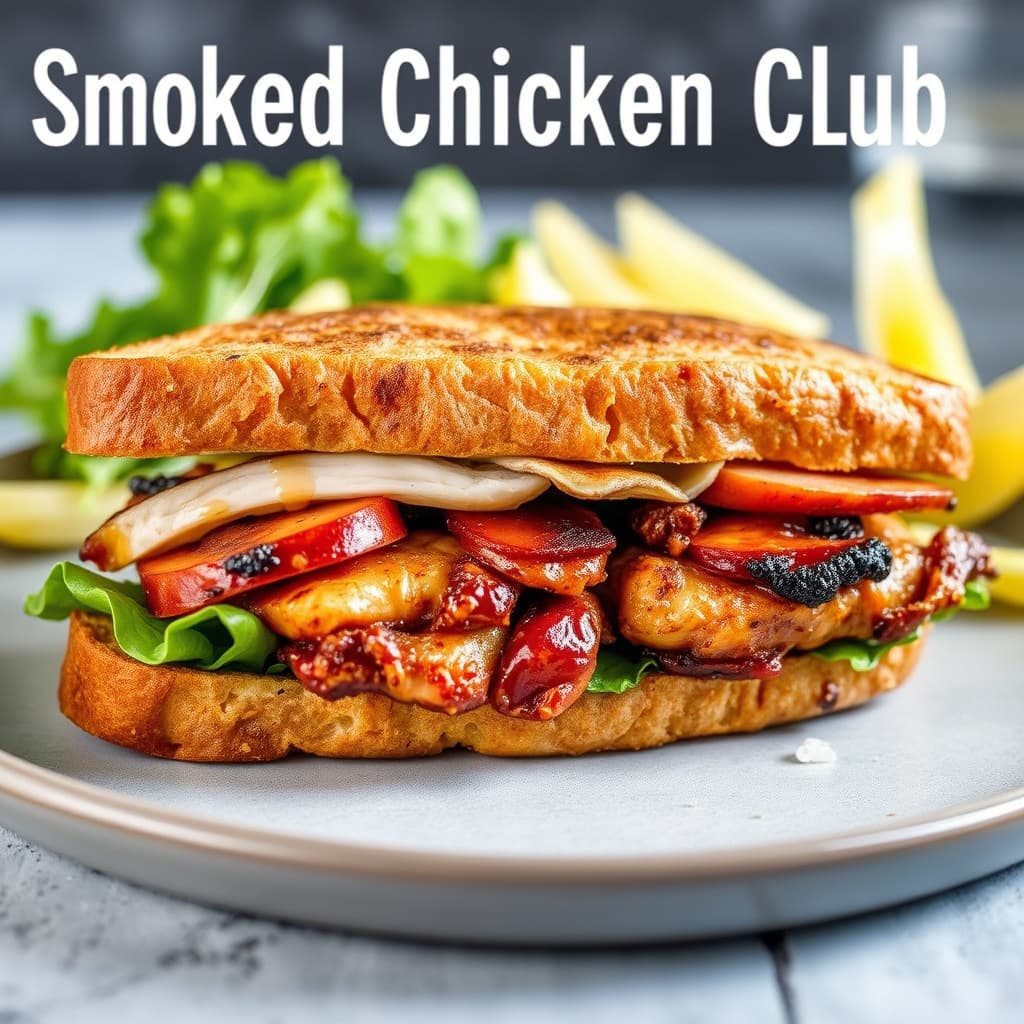 Røkt kyllingklubbsmørbrød