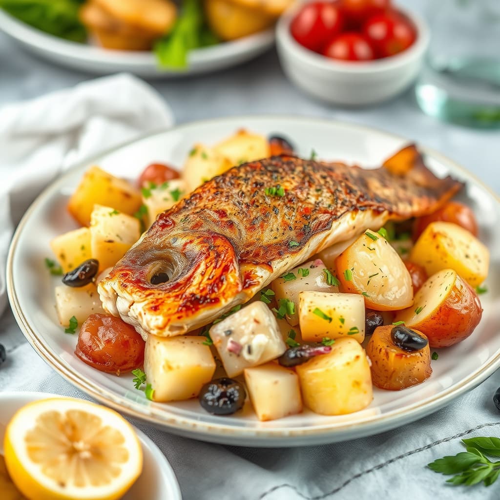 Røkt ørret- og potetsalat