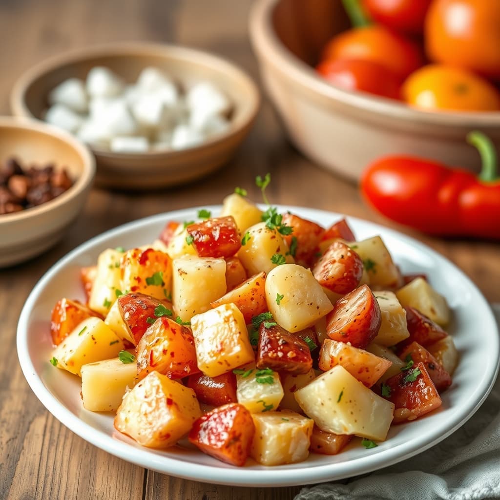 Røkt paprika potetsalat