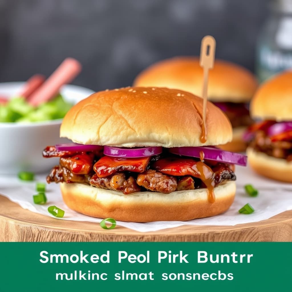 Røkt svinebogsandwiches