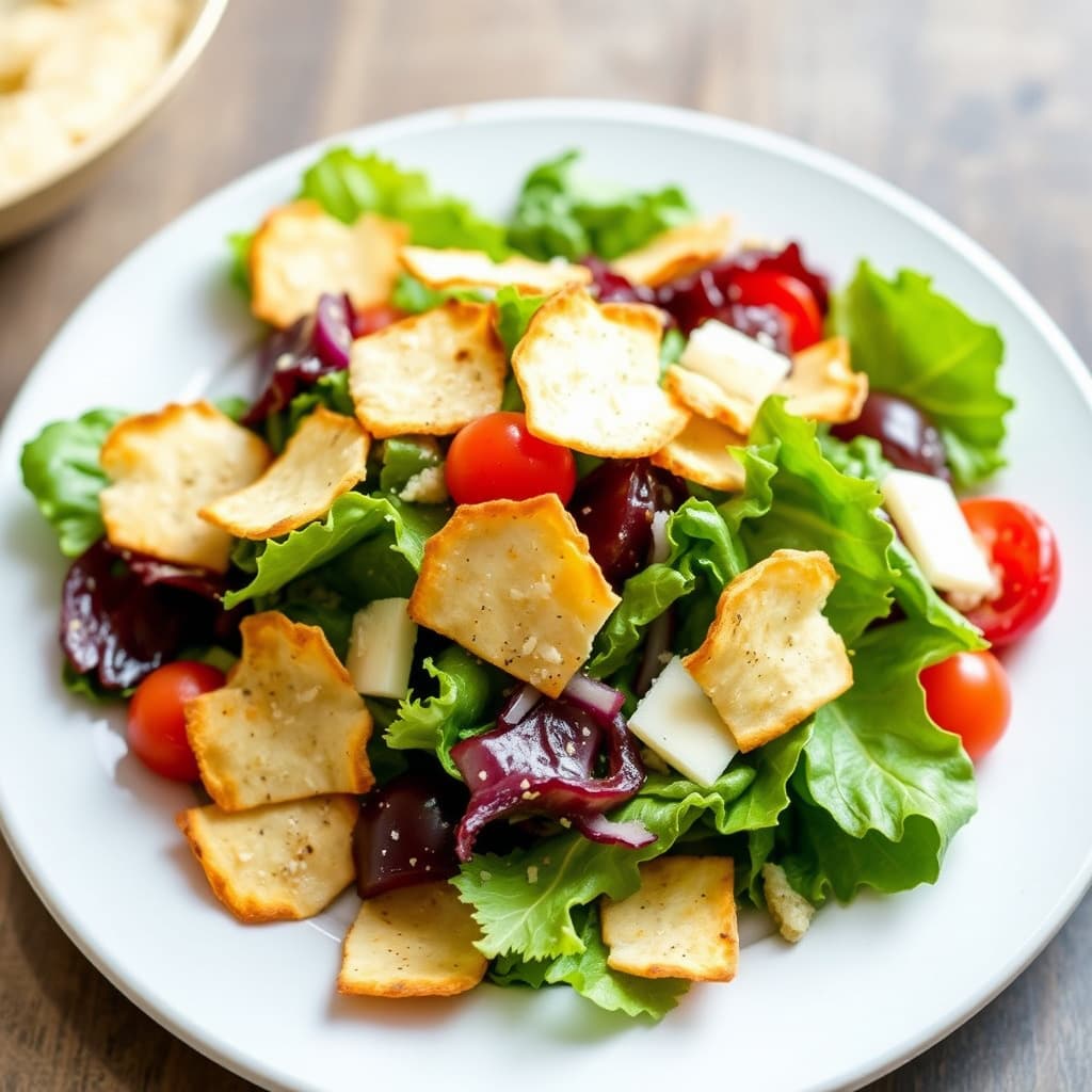 Romaine-salat med parmesancrisp