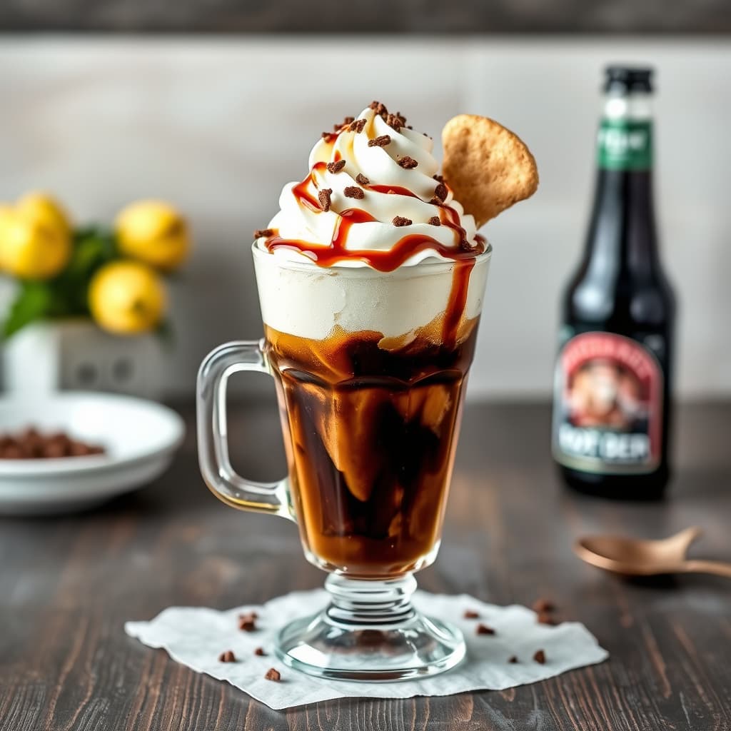 Root Beer Float-sundae