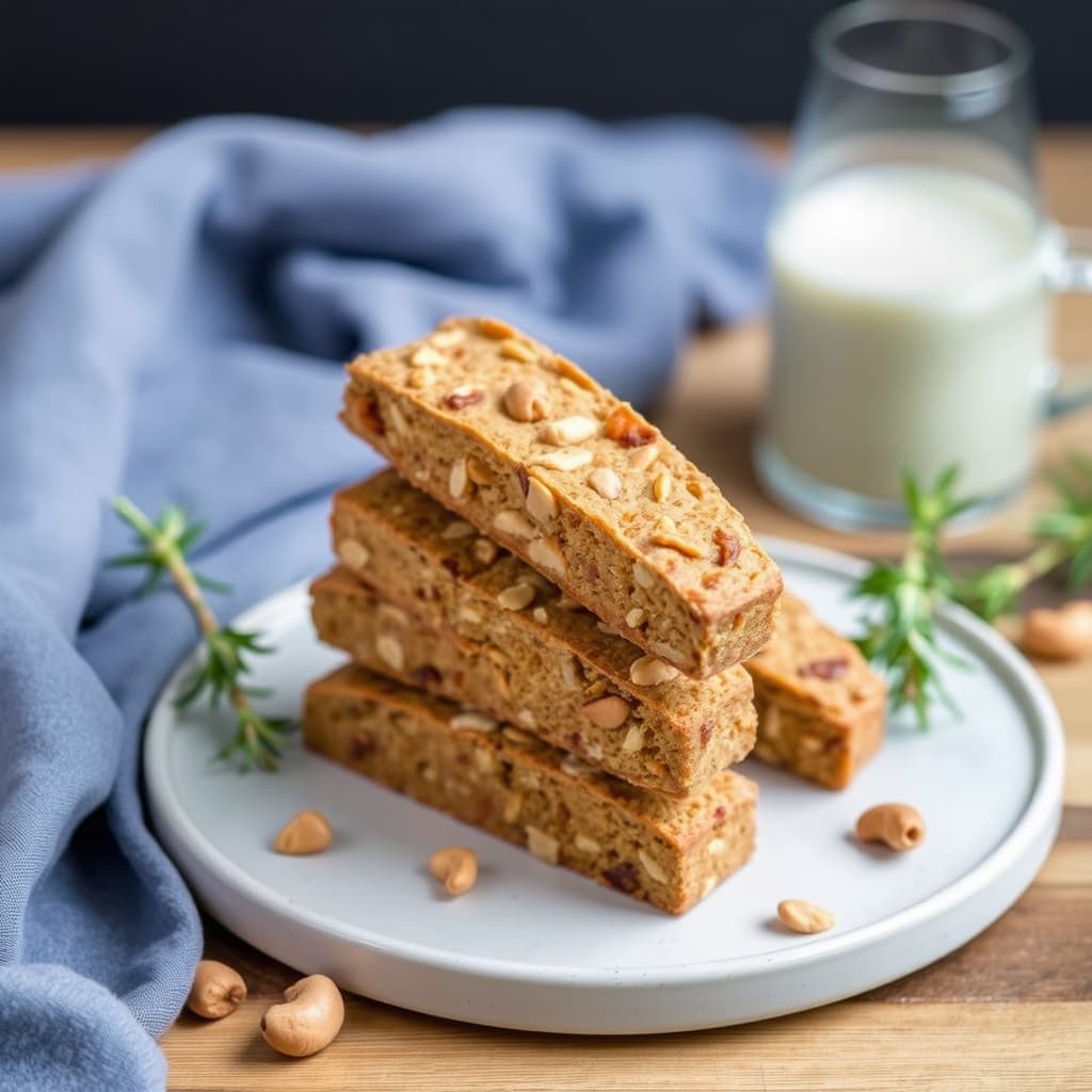 Rosemary-kasjuttbiscotti