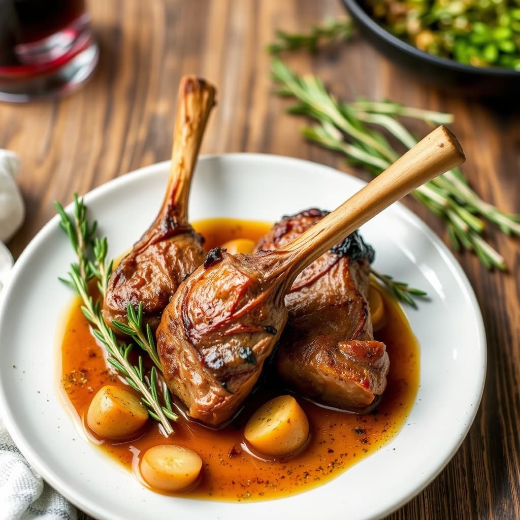 Rostede kalveskanker med rosmarin