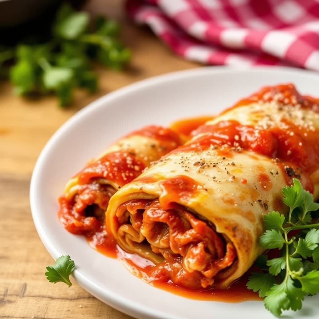 Ruller med kortreist ribbe og lasagne